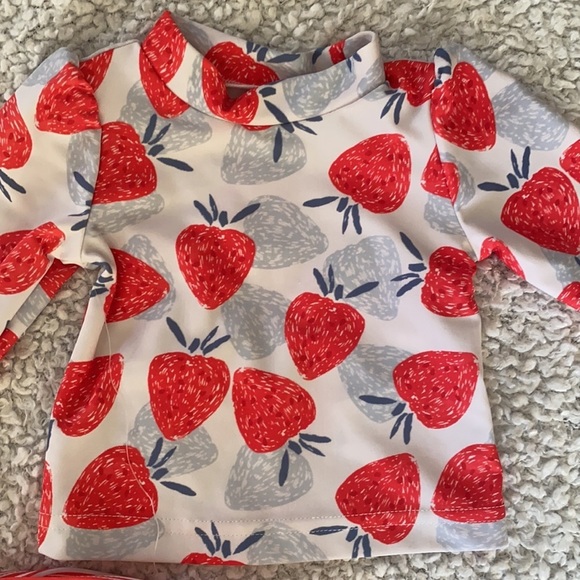 Just One You By Carter's Baby Girl Swim Suit Two Piece NWOT Size 3 Months - Picture 4 of 6